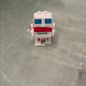 Galaxy By Harvic White and Red Building Blocks Robot